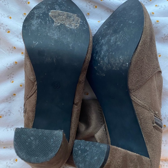 Brown Suede Booties - Picture 5 of 5